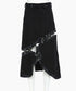 Deconstructed Safety Pin Print Skirt